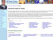 Tablet Screenshot of maps.allaboutturkey.com